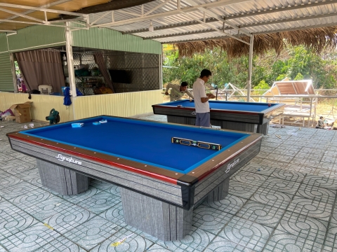 Xong mô hình cafe  bida tại Dĩ An Bình Dương 