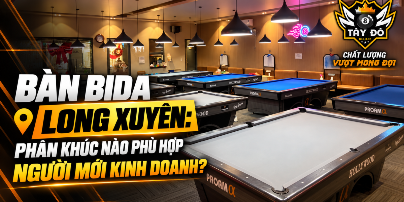 Bàn Bida Long Xuyên: Phân Khúc Nào Phù Hợp Với Người Mới Kinh Doanh?